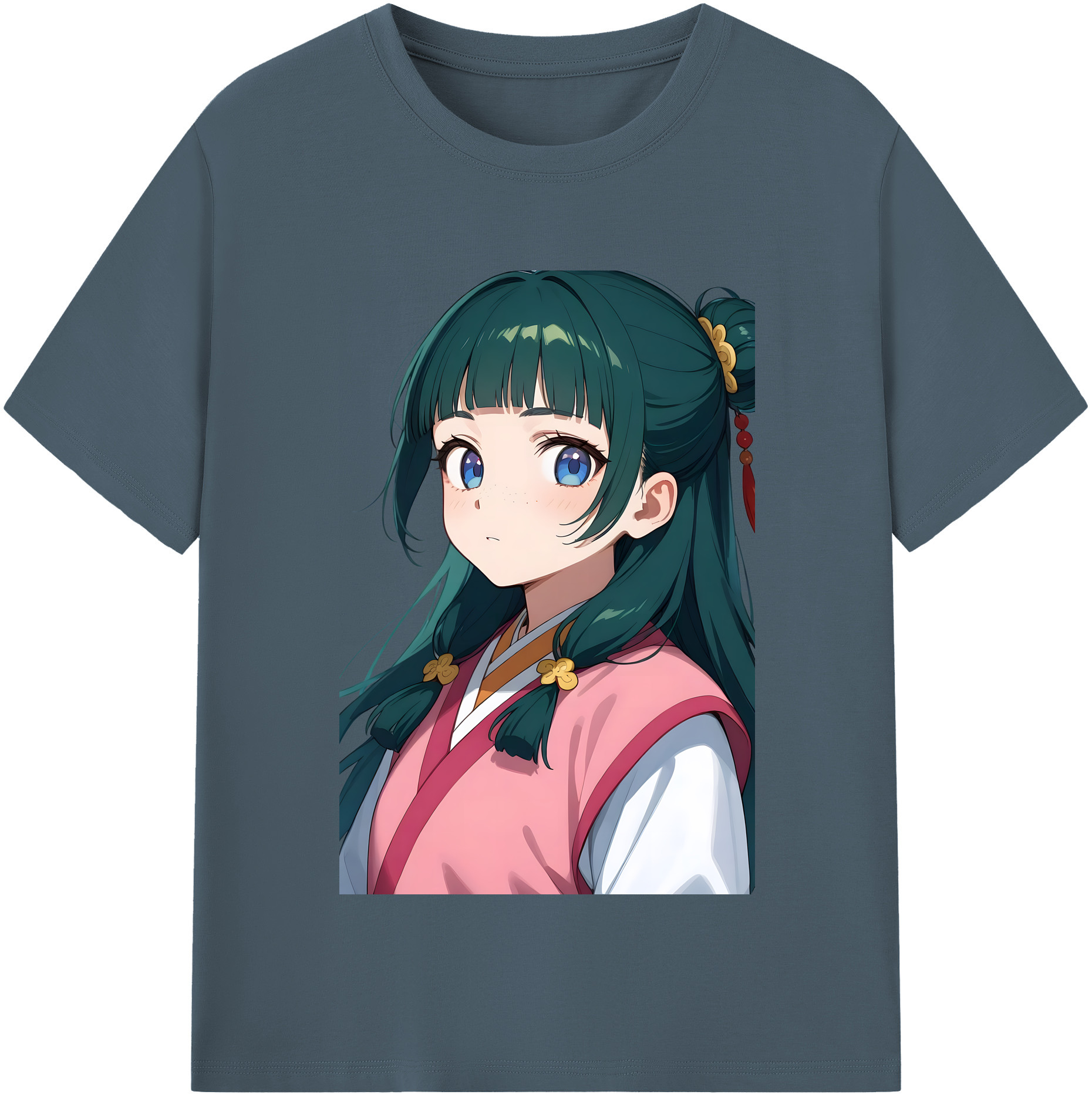 （画像用） 薬屋のひとりごと The Apothecary Diaries 綿100％半袖Tシャツ（フロントプリント）